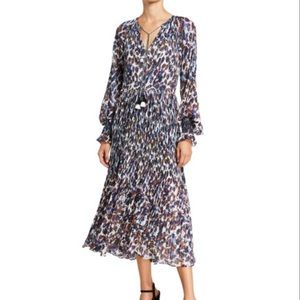 DEREK LAM 10 CROSBY Nemea Pleated Maxi Dress | Size 12